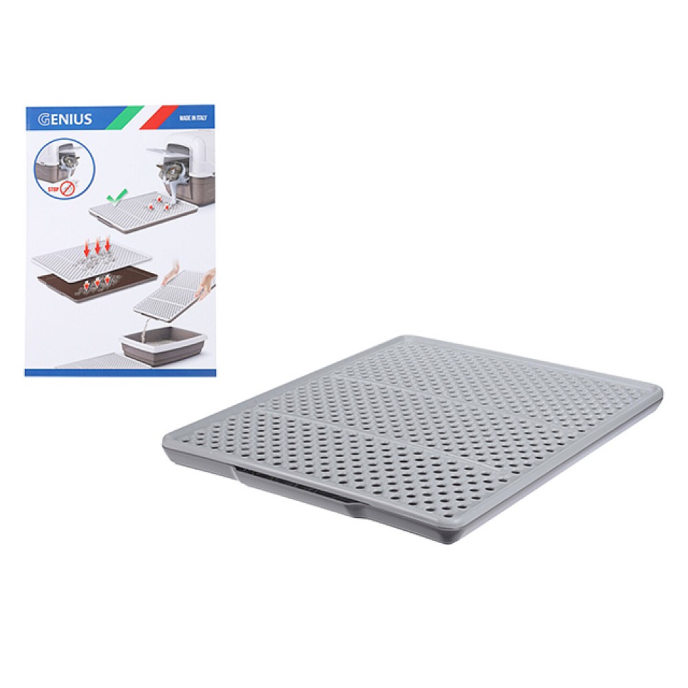 Tavă de drenaj pentru pisici Georplast Genius, din plastic, 46X36X3 cm