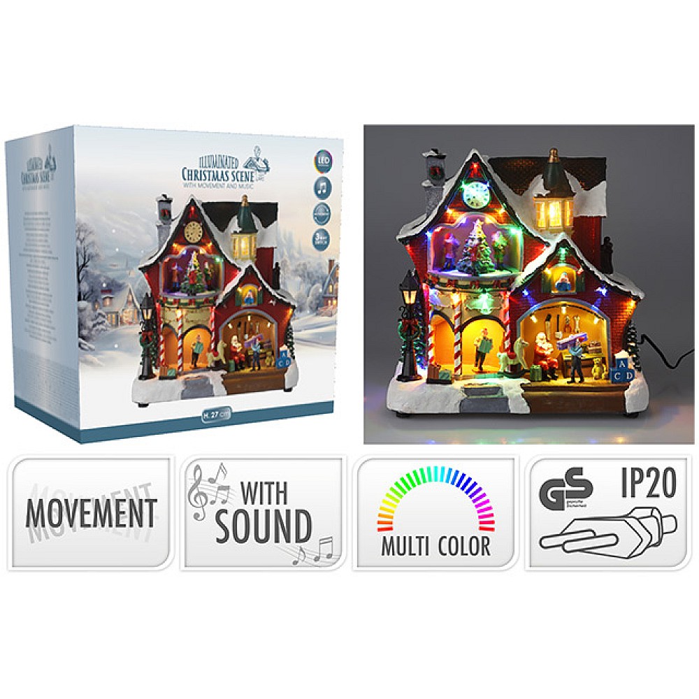 Suvenir de Craciun cu LED 