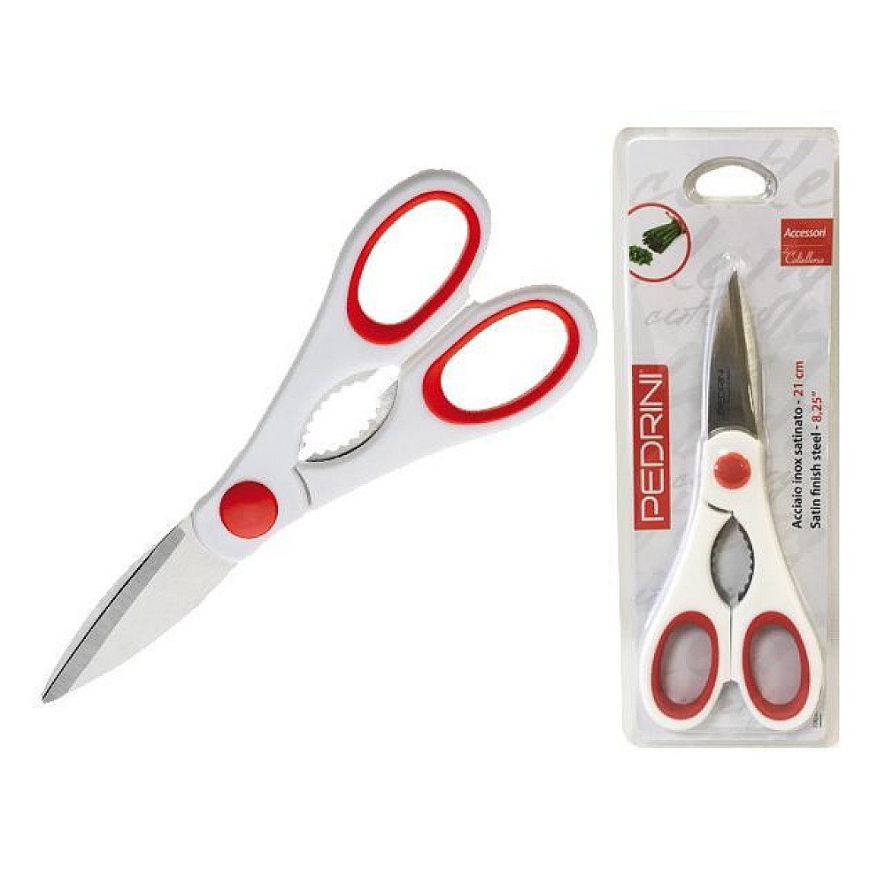 Foarfece de bucatarie Gadget Lillo 21cm, inox/plastic