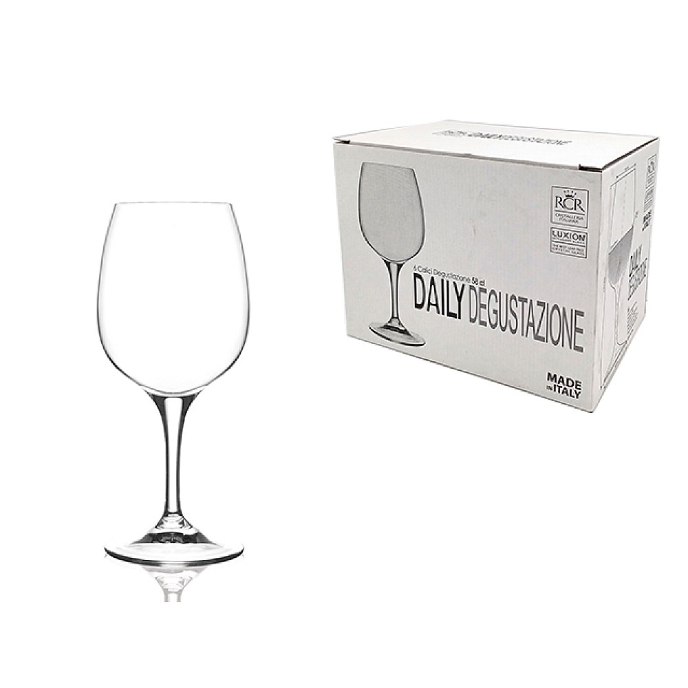 Set 6 pocale pentru vin Daily, 580ml