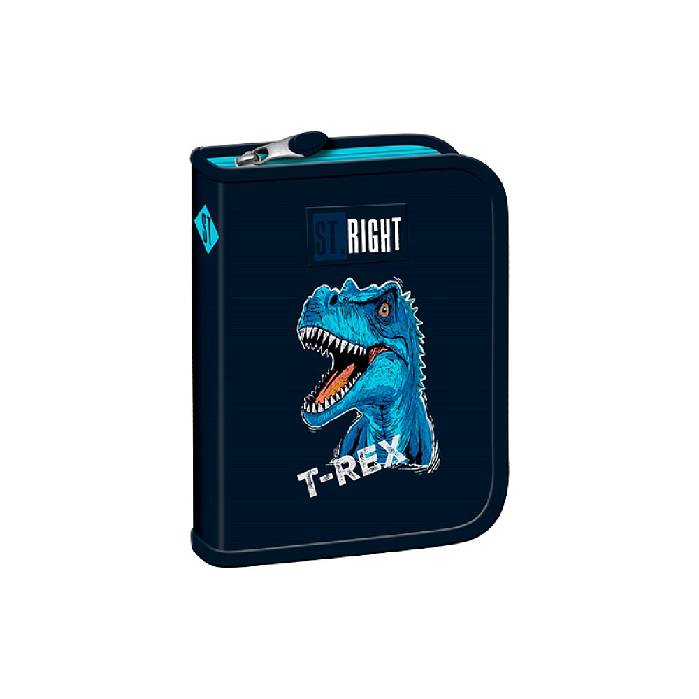 Penar 20.5X14X3.5 cm Blue T-Rex, textil