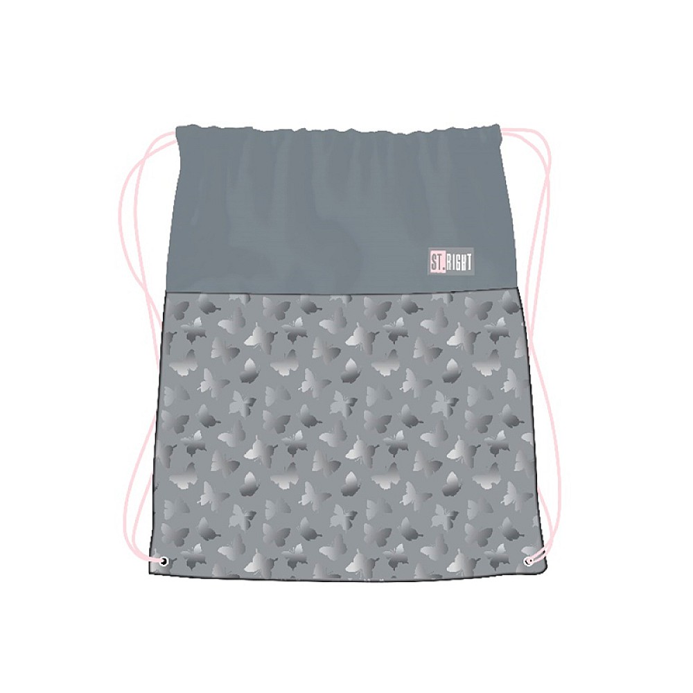 Geanta-rucsac pentru incaltaminte Silver Butterflies 43X34 cm