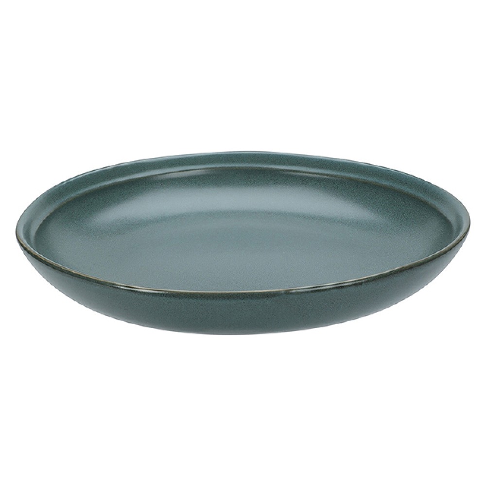 Farfurie de servire 25cm Reactiv Glaze, verde, ceramica