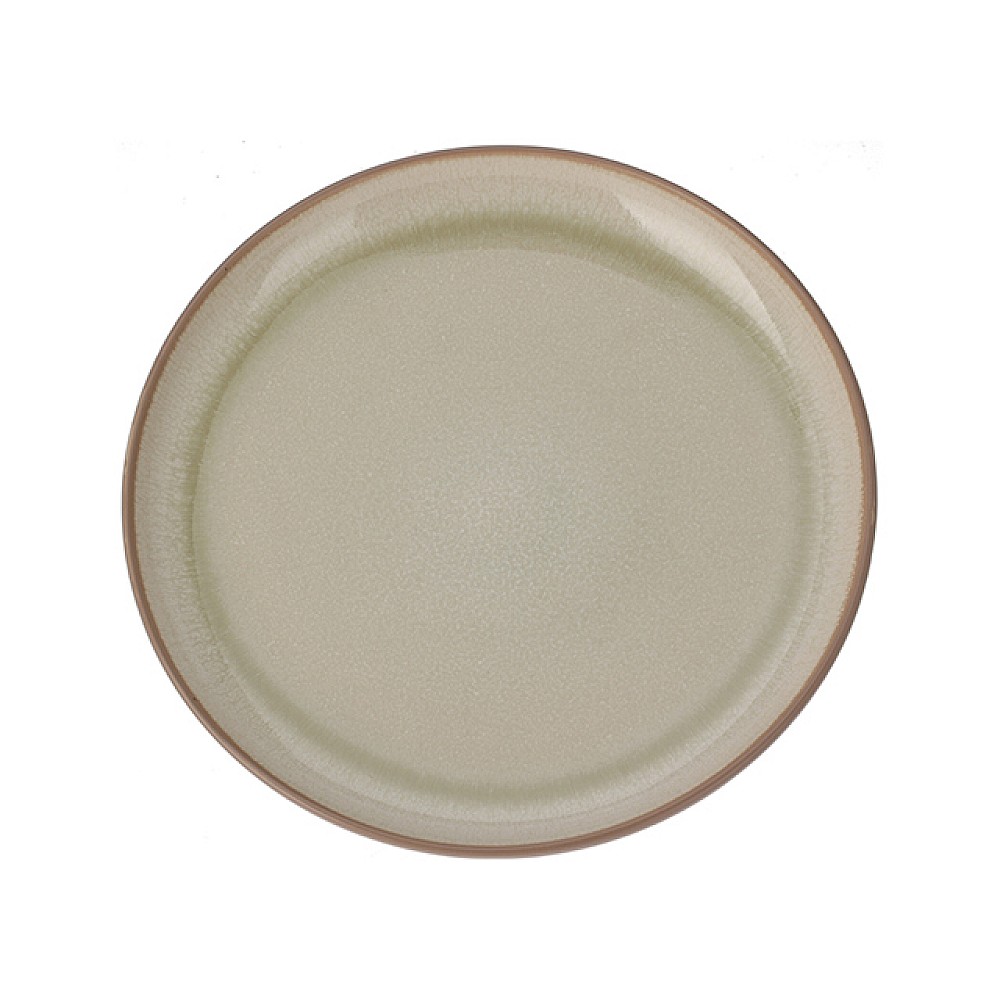 Farfurie de desert 21cm Reactiv Glaze, Cream, ceramica
