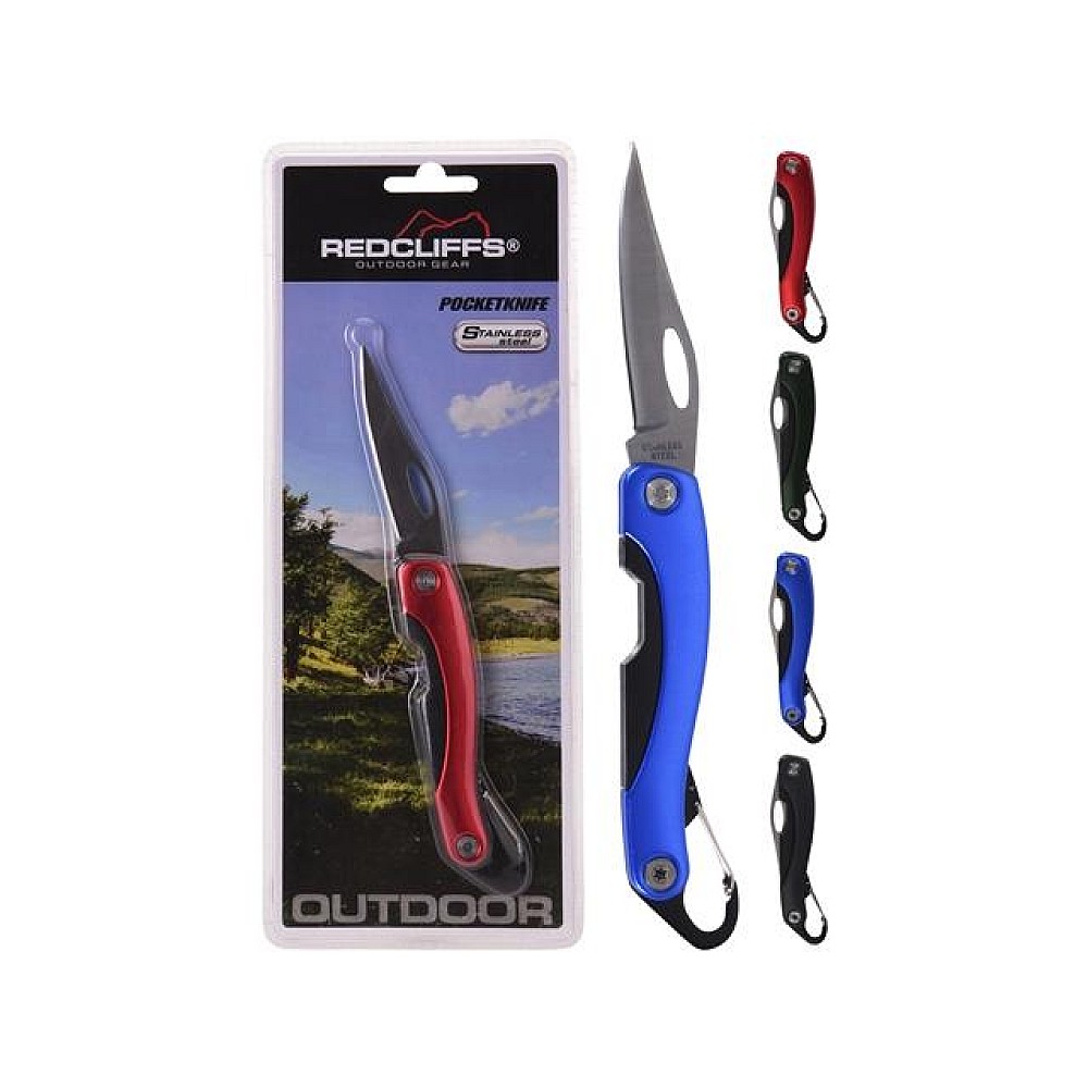 Cutit turistic de buzunar Redcliffs 19cm, cu maner de plastic