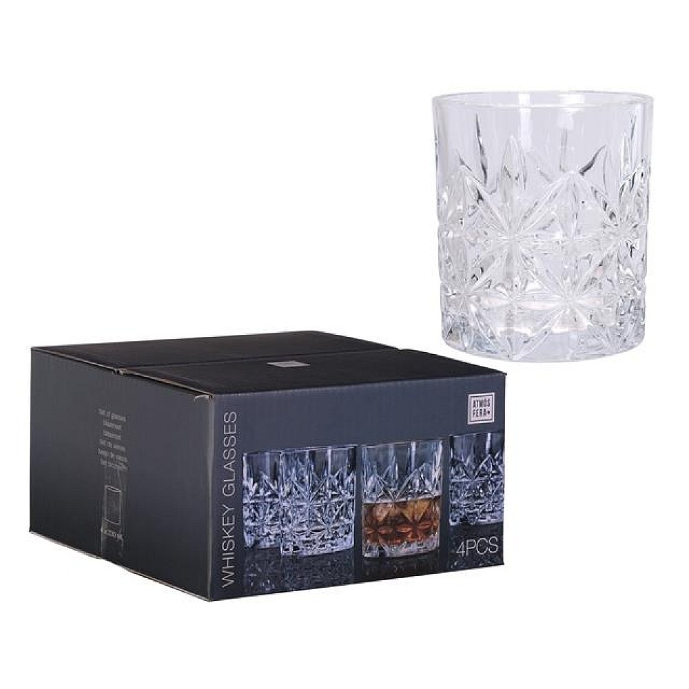 Set 4 pahare tip Tumbler Atmosfera Opera 230ml, cristal