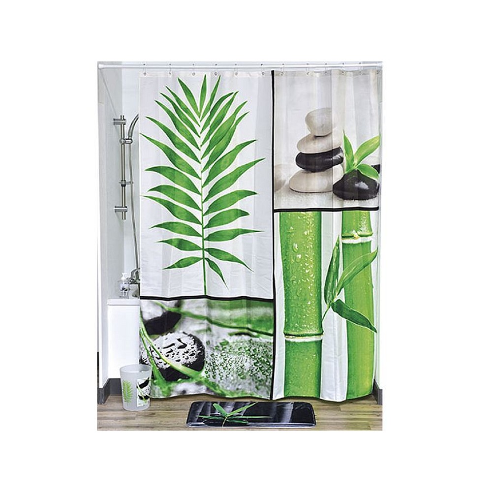 Perdea pentru dus 180X200cm Tendance Jungle, poliester