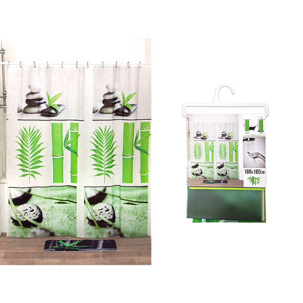 Perdea pentru dus 180X180cm Tendance Jungle, PEVA