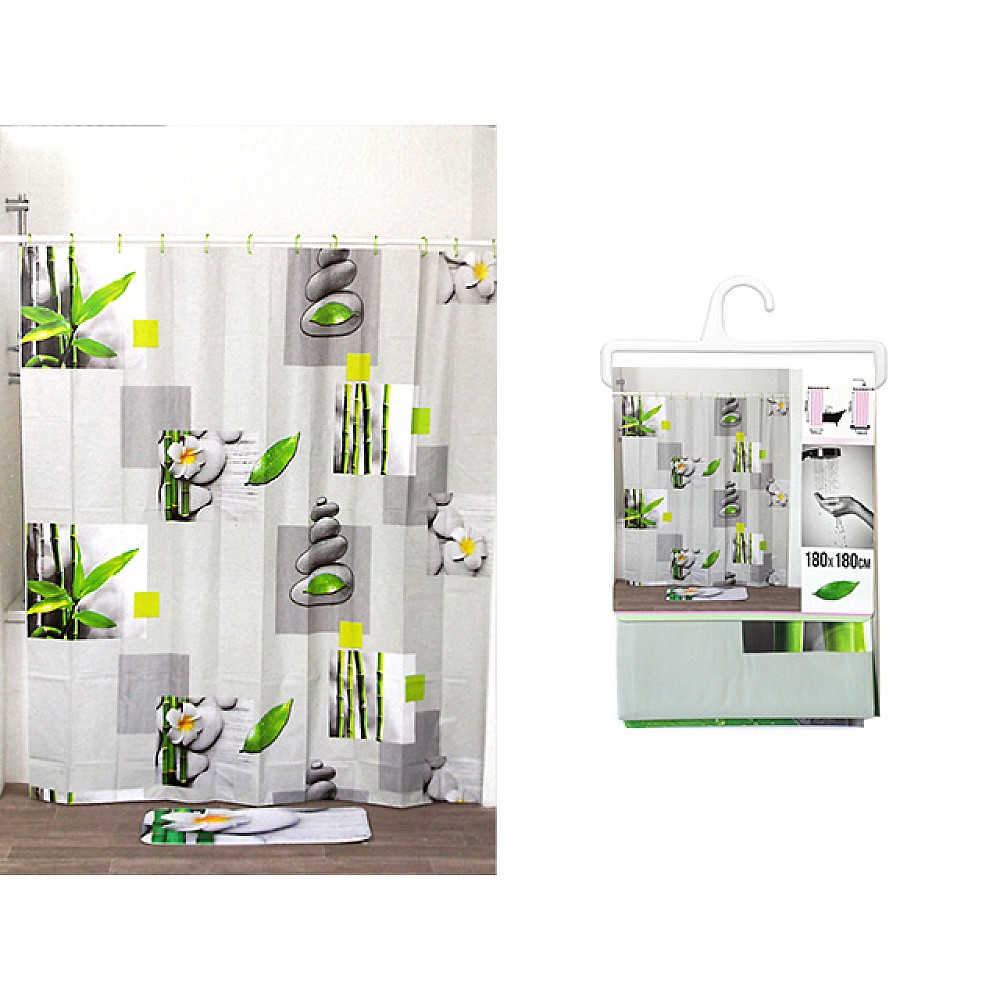 Perdea pentru dus 180X180cm Tendance Honolulu, PEVA