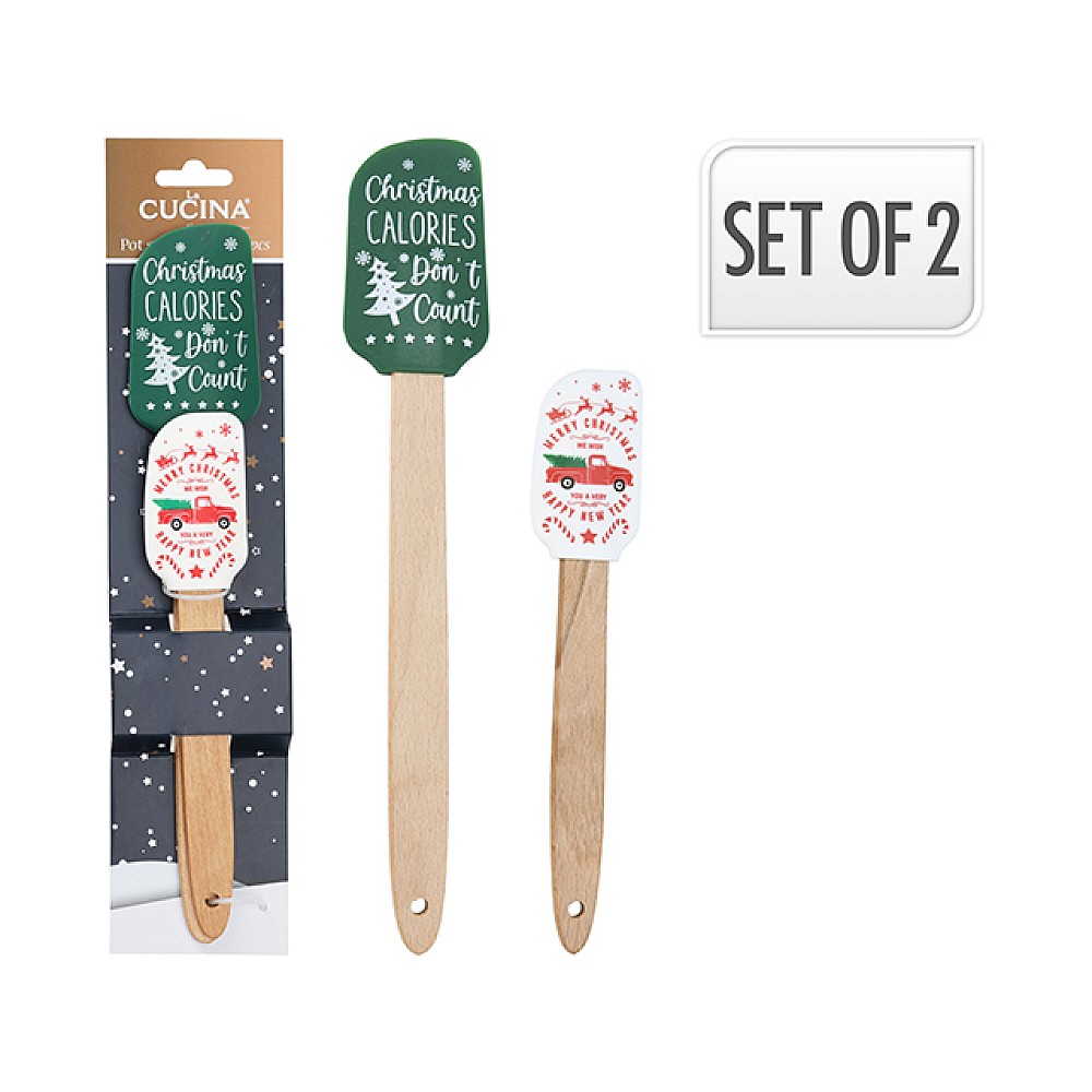 Set 2 spatule pentru patiserie Cucina, 20/28 cm