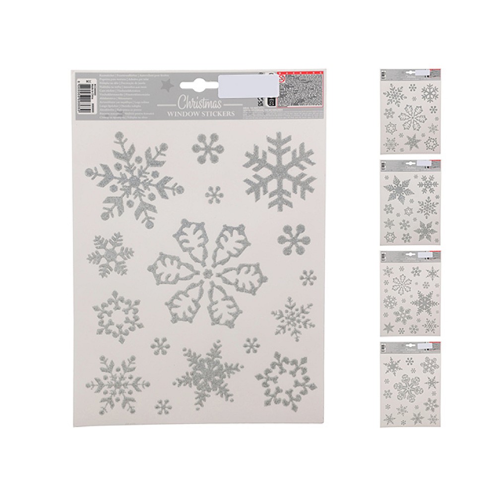 Autocolante de Craciun 21X30cm, 4 modele