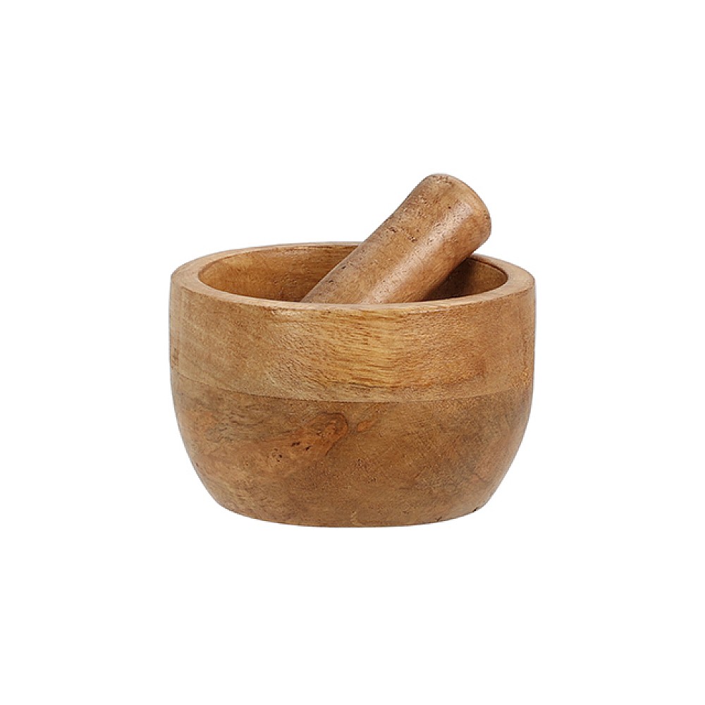 Mojar cu pistil EH 330 ml 10X10X6.5 cm, lemn mango