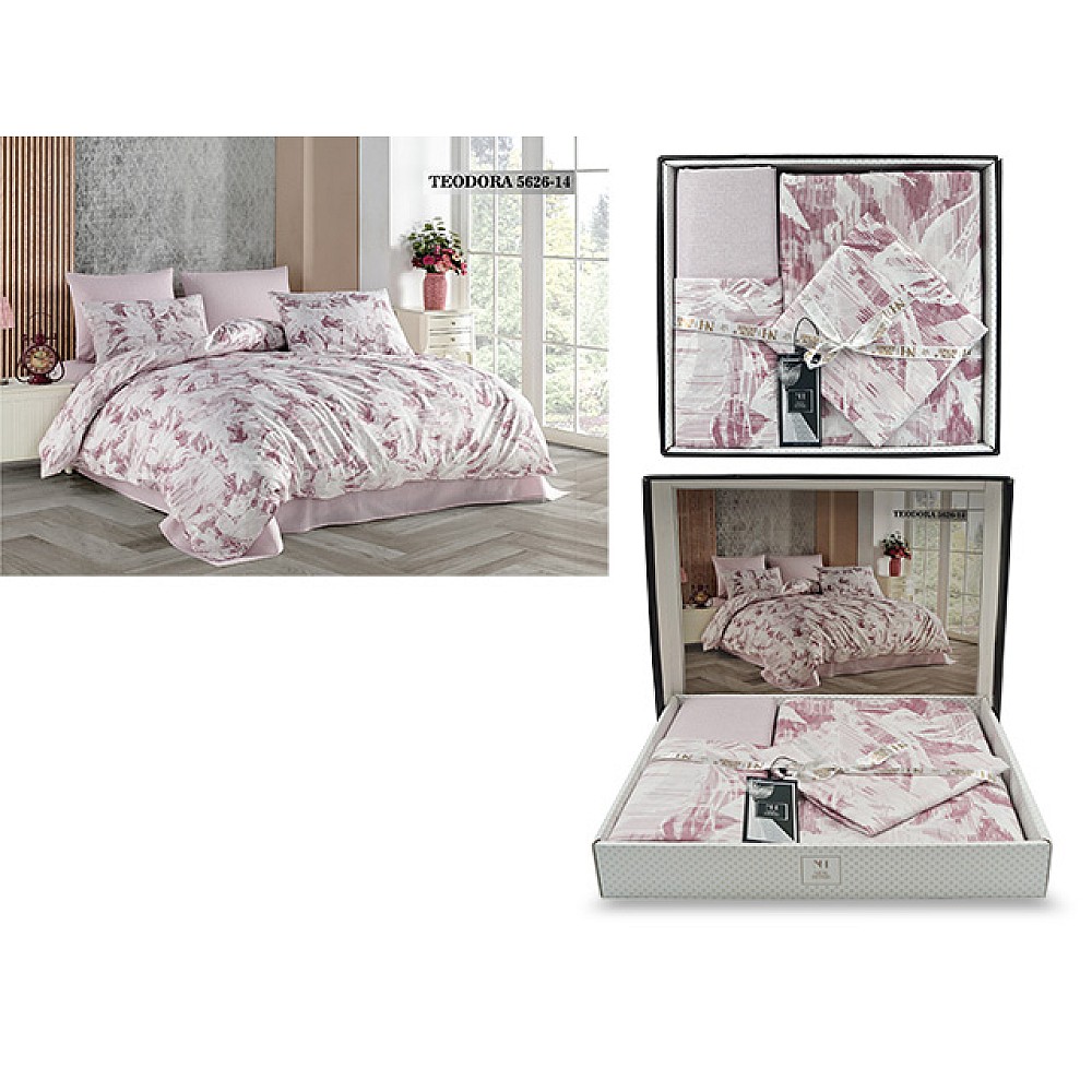 Lenjerie de pat 2pers NH Ranforce Teodora, policoton