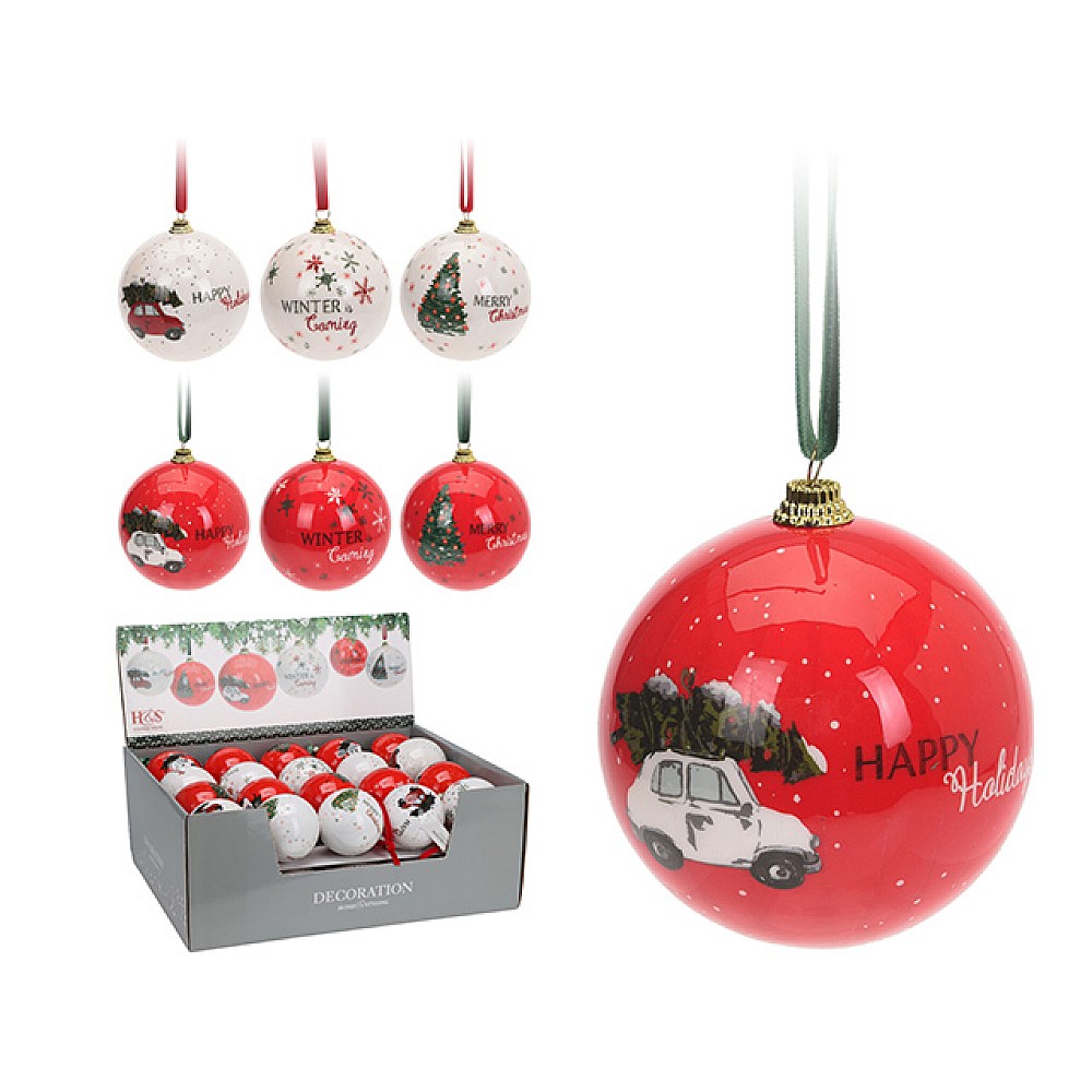 Glob pentru brad de Craciun 80mm, plastic