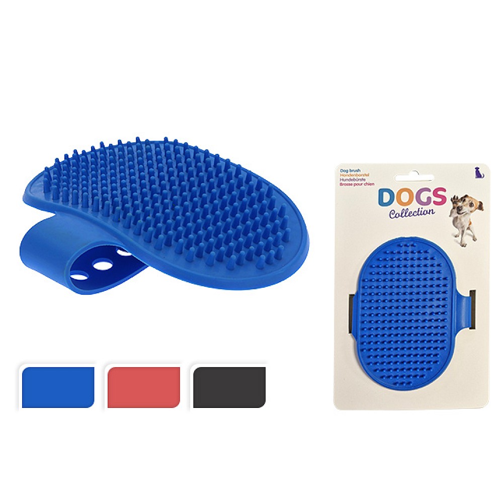 Perie pentru pieptanare Dogs 13X10 cm, silicon