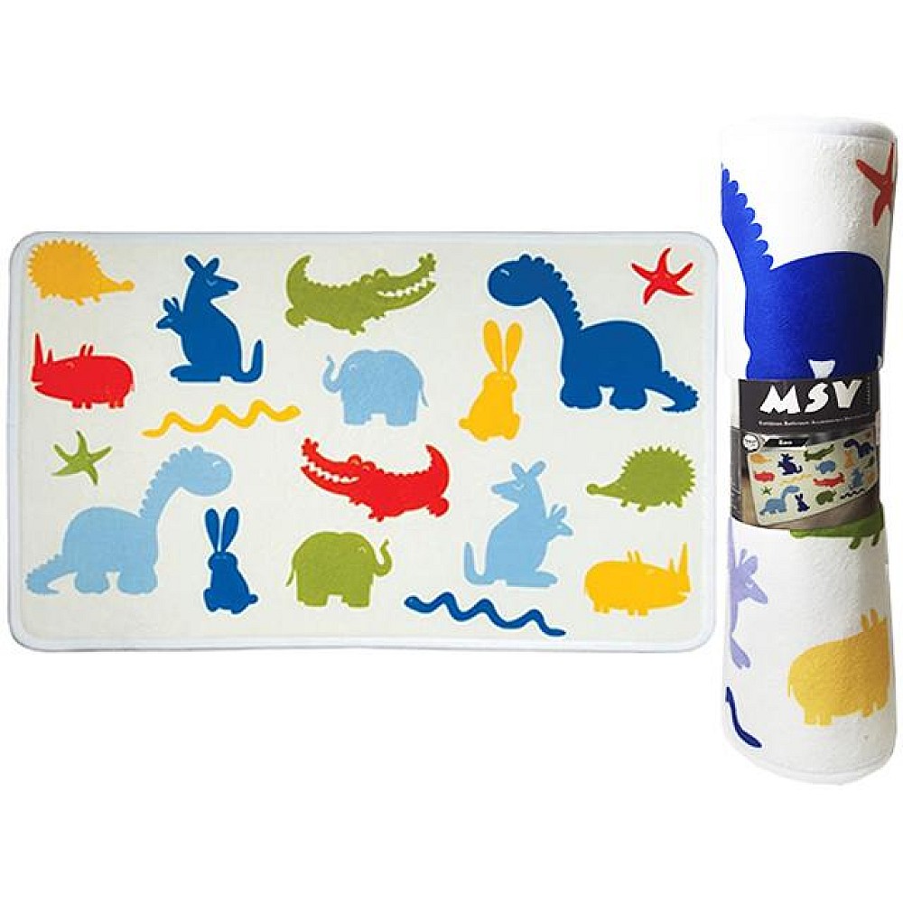 Covoras pentru baie 45X75cm MSV Zoo, microfibra