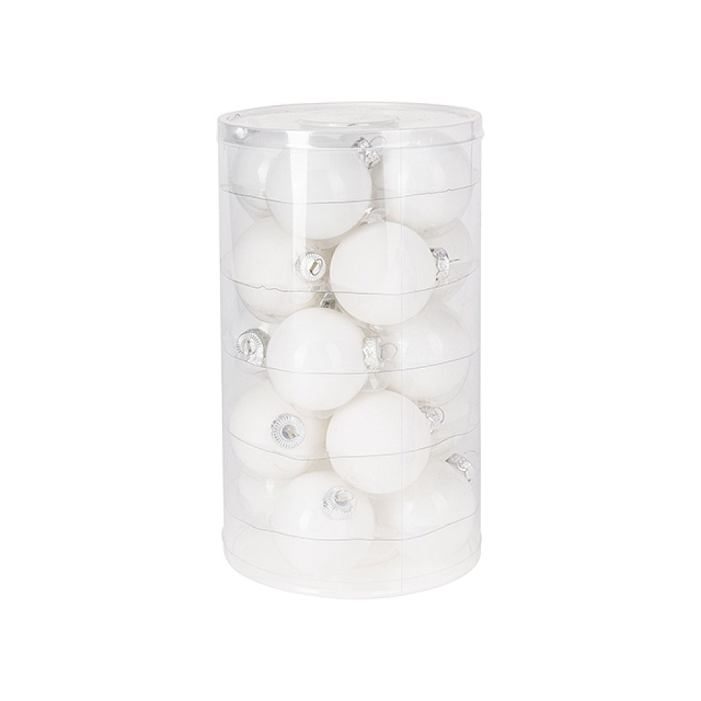 Set globuri pentru brad 20X60mm 