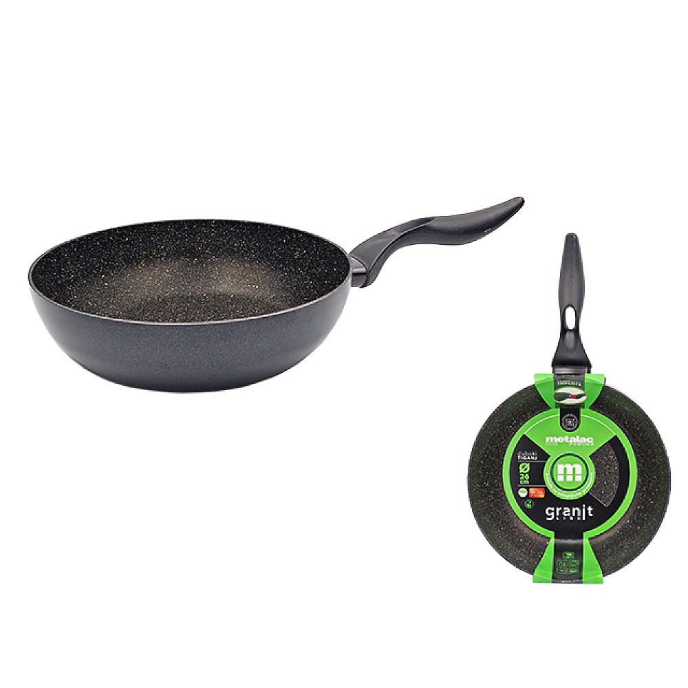 Tigaie adanca Metalac Granit 26cm, antiaderenta