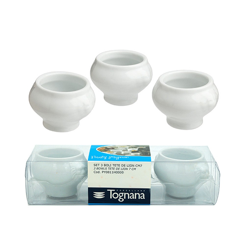 Set pentru aperitiv Tognana Mignon 3buc D7cm, din portelan