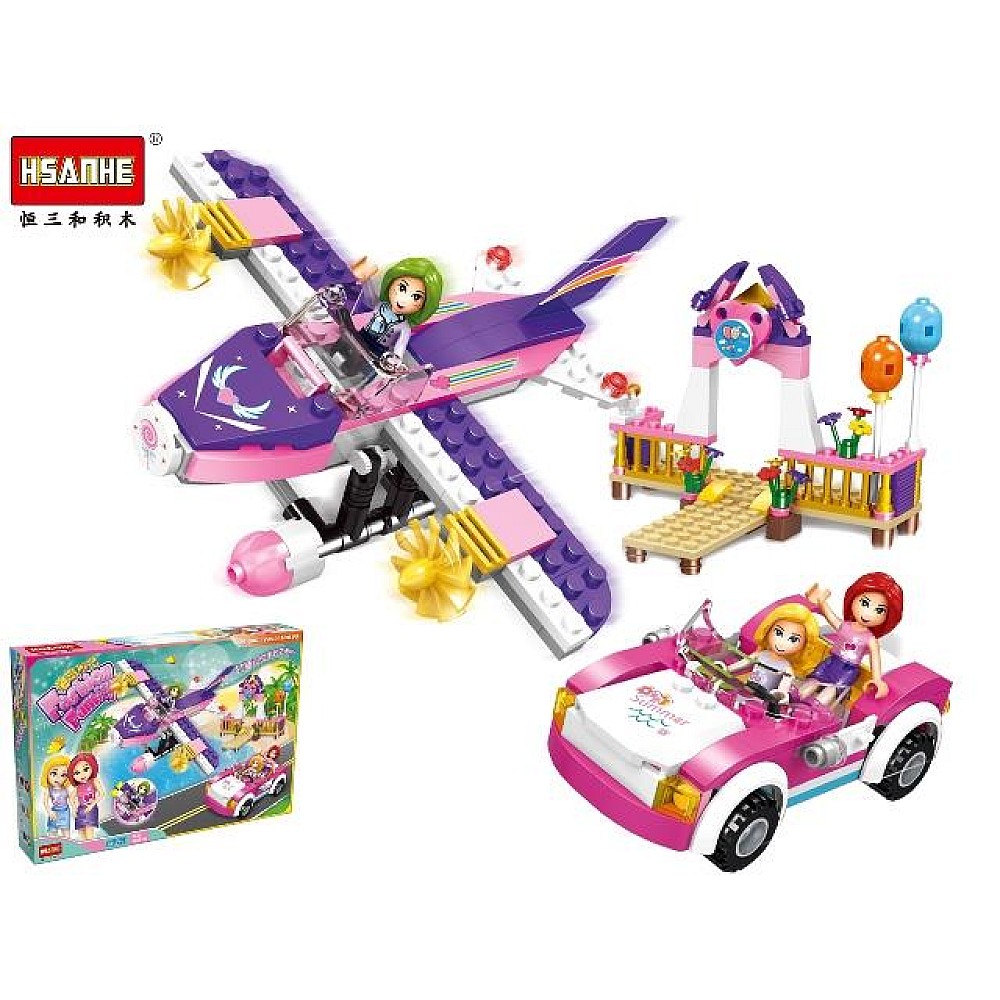Constructor Hsanhe Fashion Family avion 340det 38X25.5X6cm