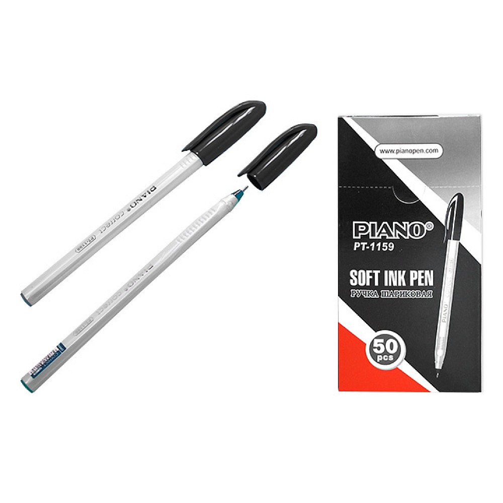 Pix cu bila PT-1159 soft ink,1mm, negru