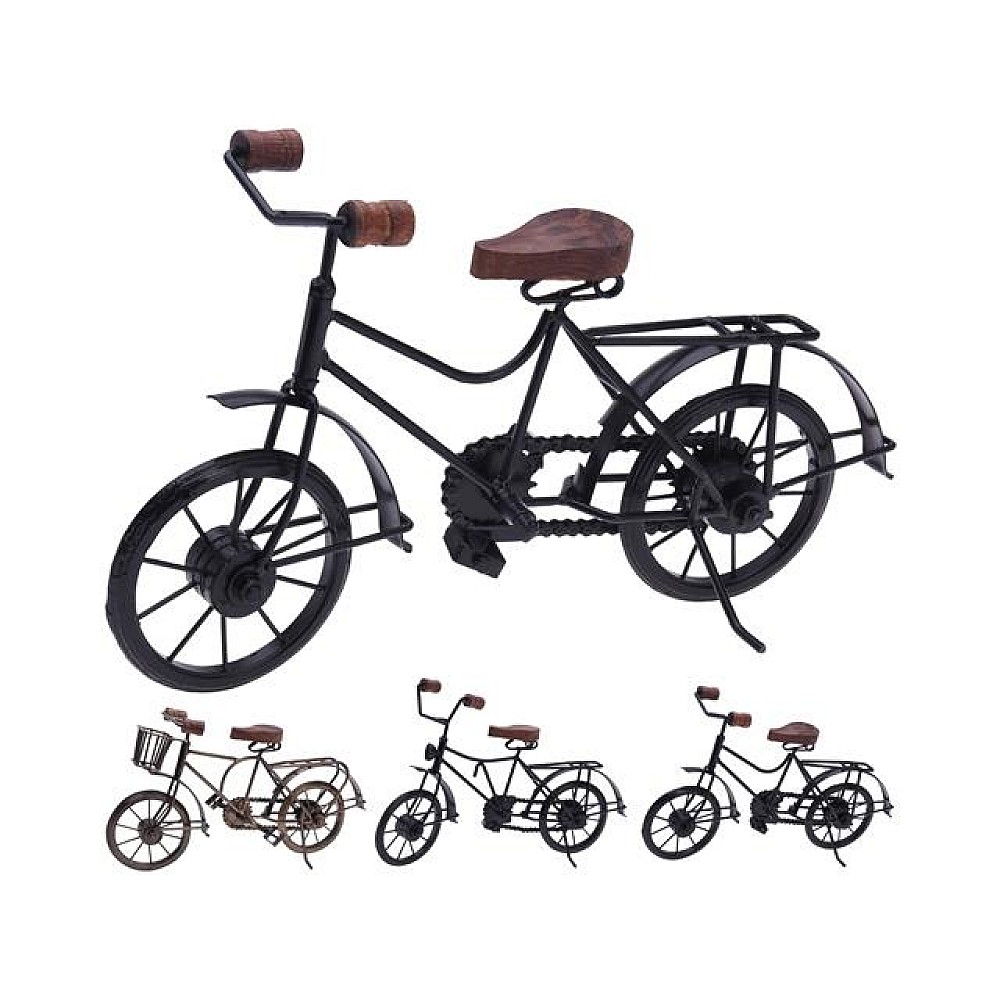 Bicicleta 36X20cm,metal, neagra, 3 modele