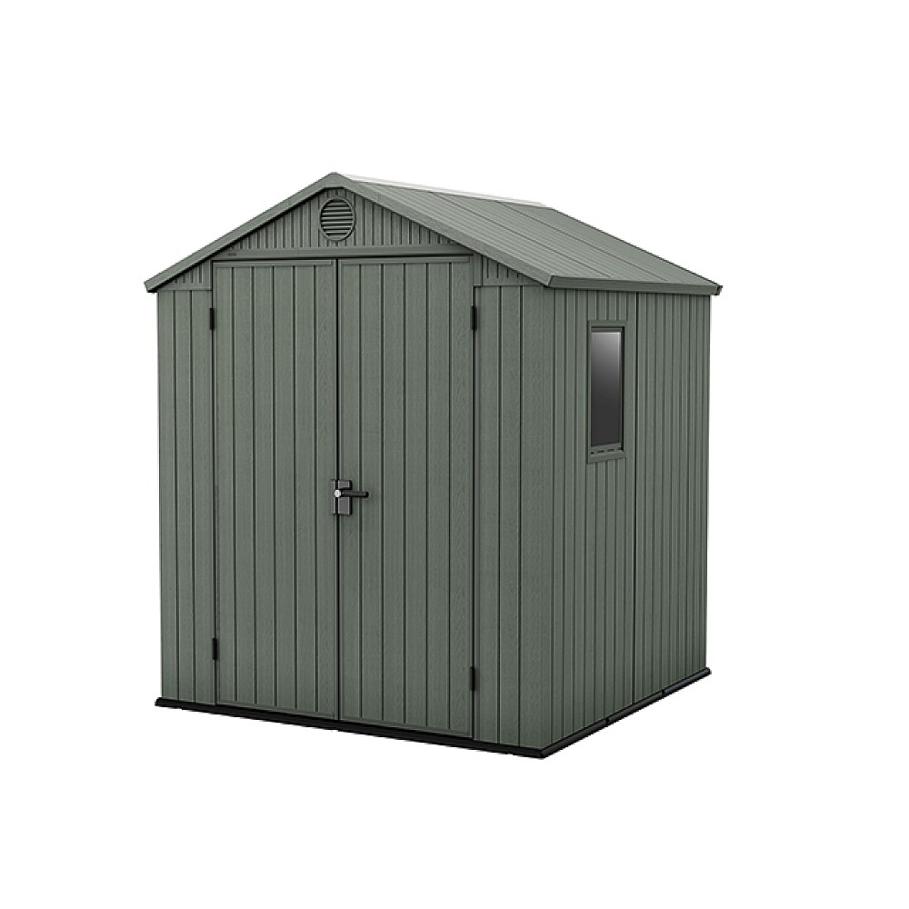 Casuta de gradina Darwin 6X6 190X183X221 cm, verde