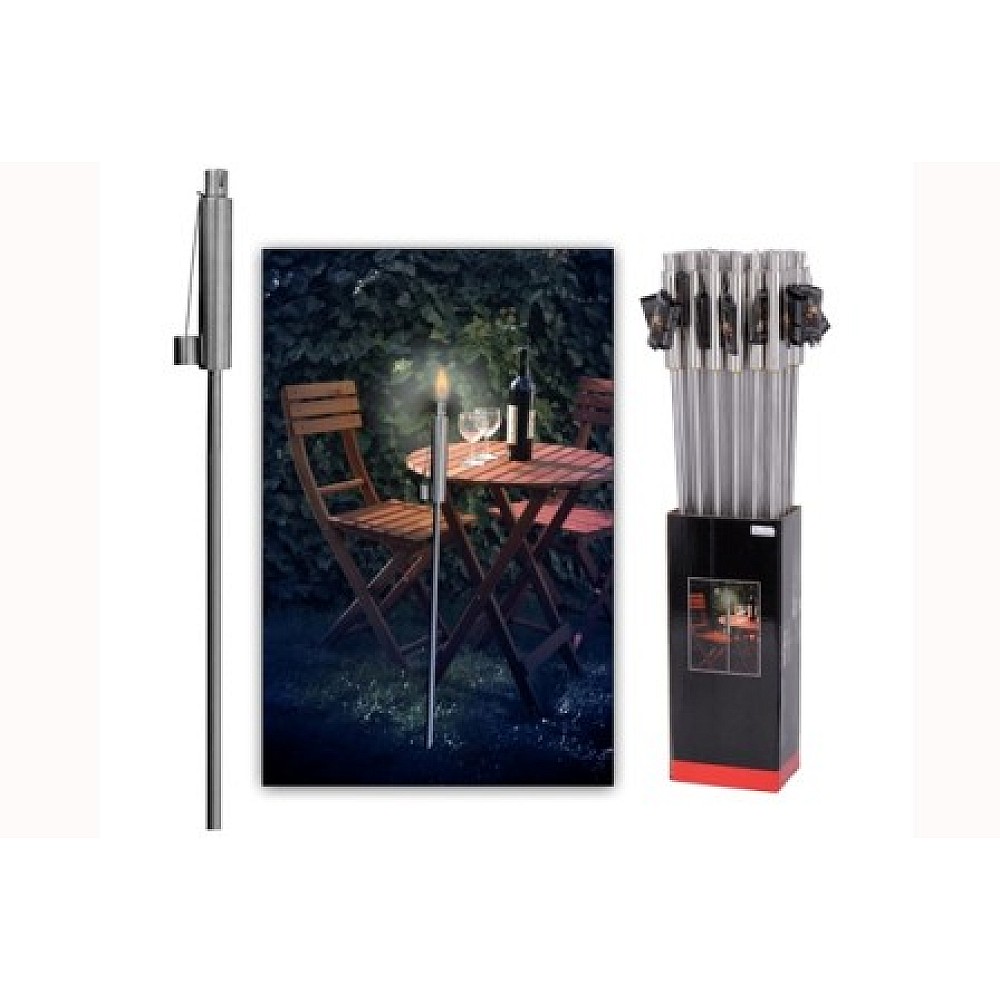 Felinar de livada din Inox, H115cm