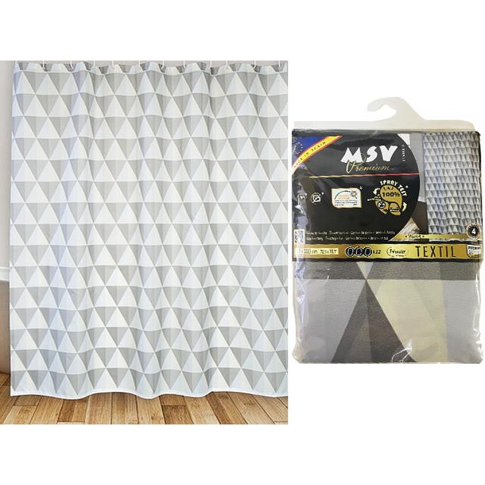 Perdea pentru dus 180X200cm MSV Napok 