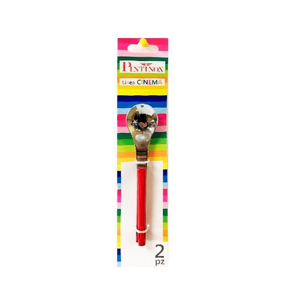 Set 2 lingurite pentru ceai Pinti Cinema, inox