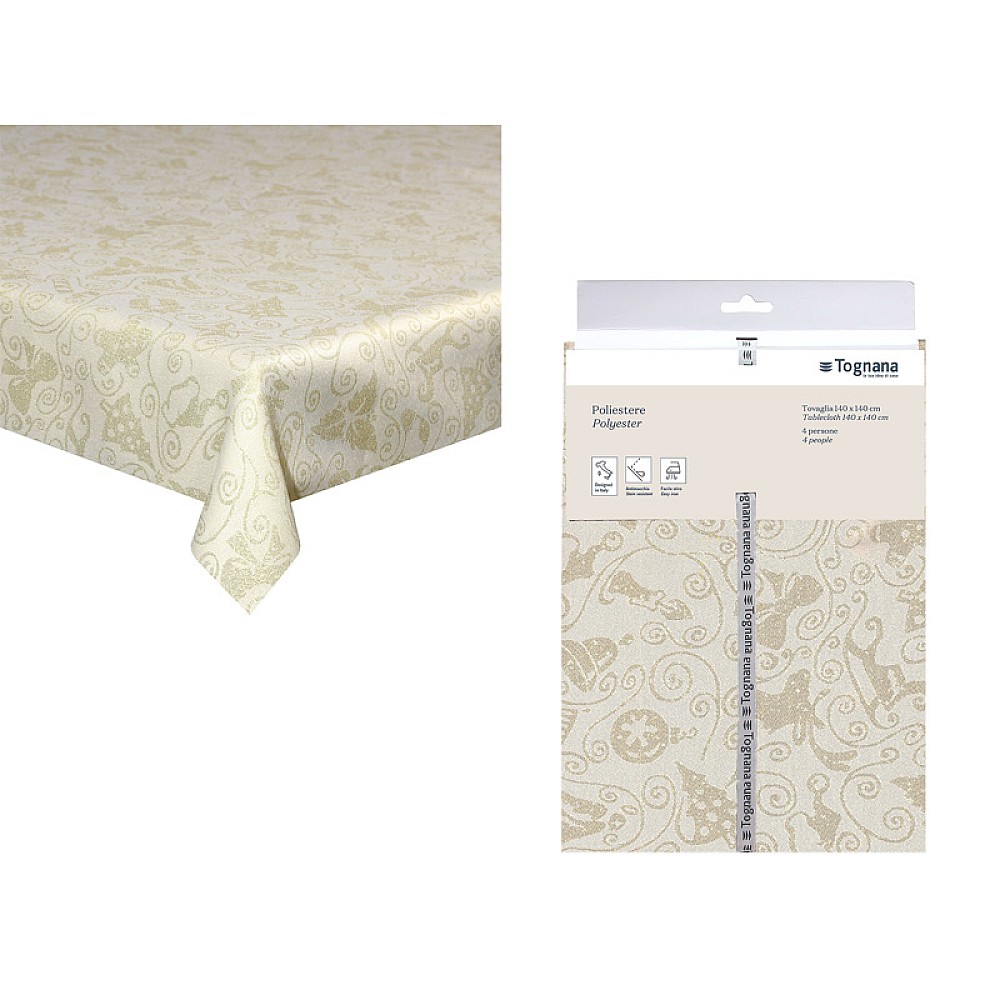 Fata de masa 150X350 cm Tognana Gold Gift, hidrofuga