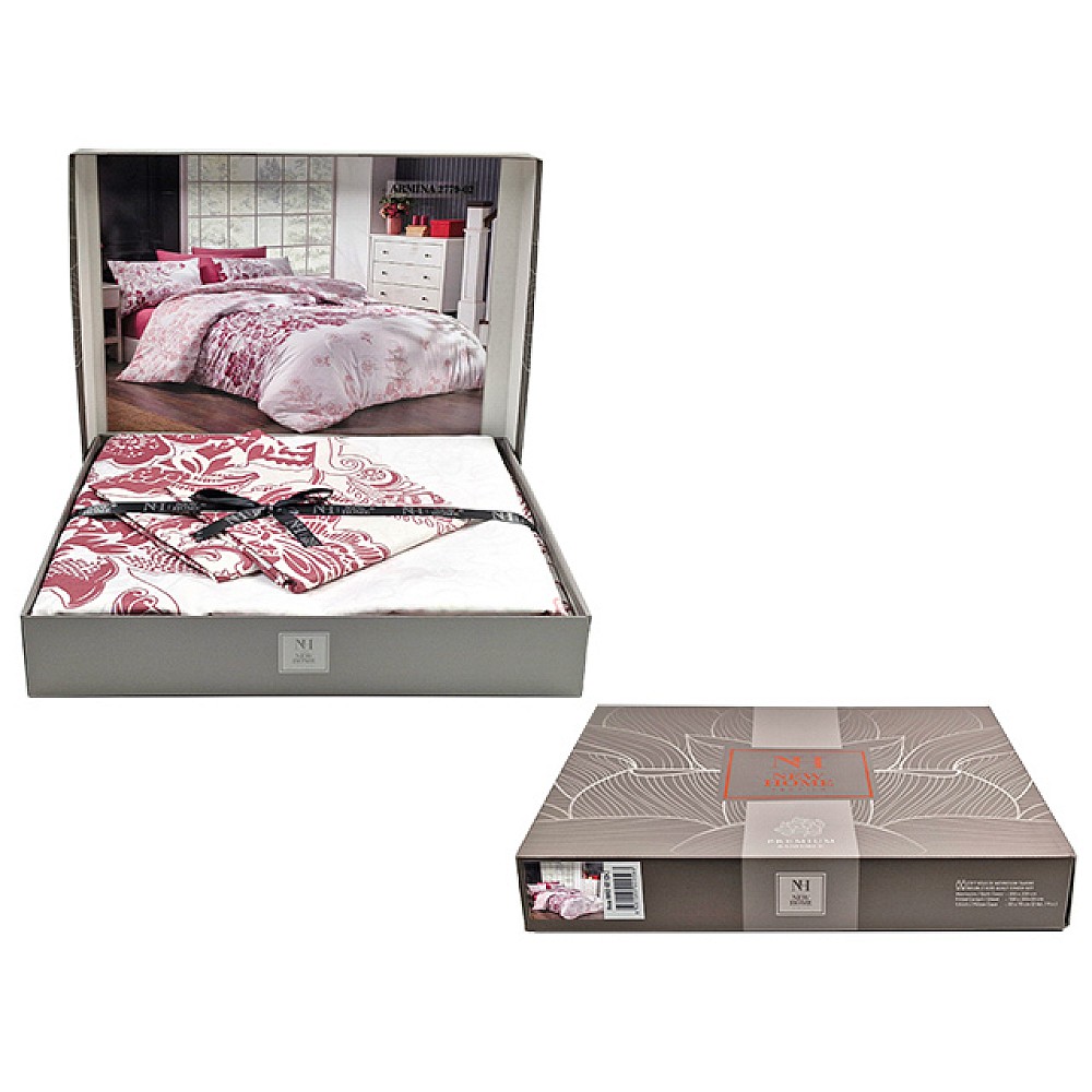 Lenjerie de pat pentru 2 persoane NH Ranforce Premium Armina 2779-02, policoton