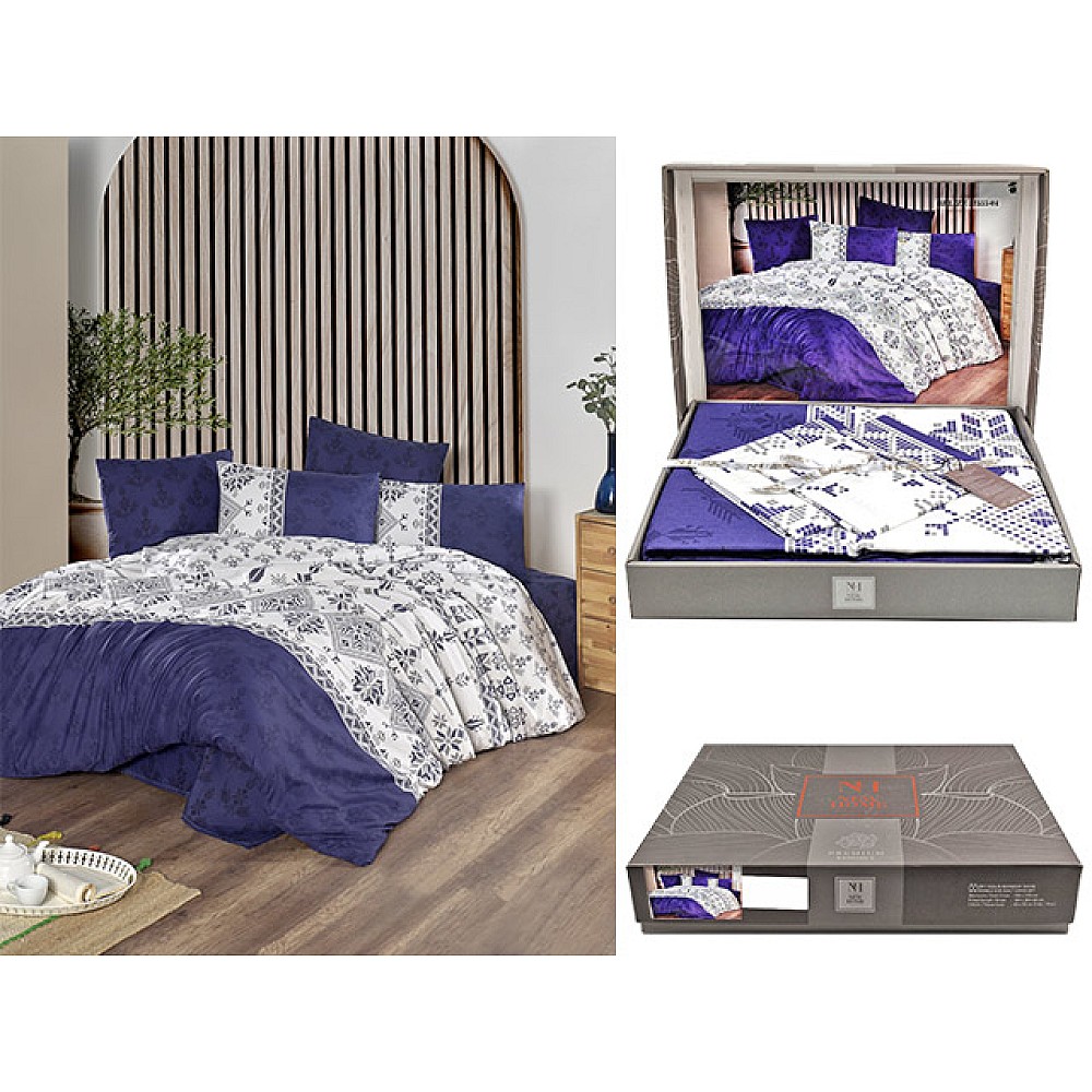 Lenjerie de pat pentru 2 persoane NH Ranforce Premium Belize37555-04, policoton