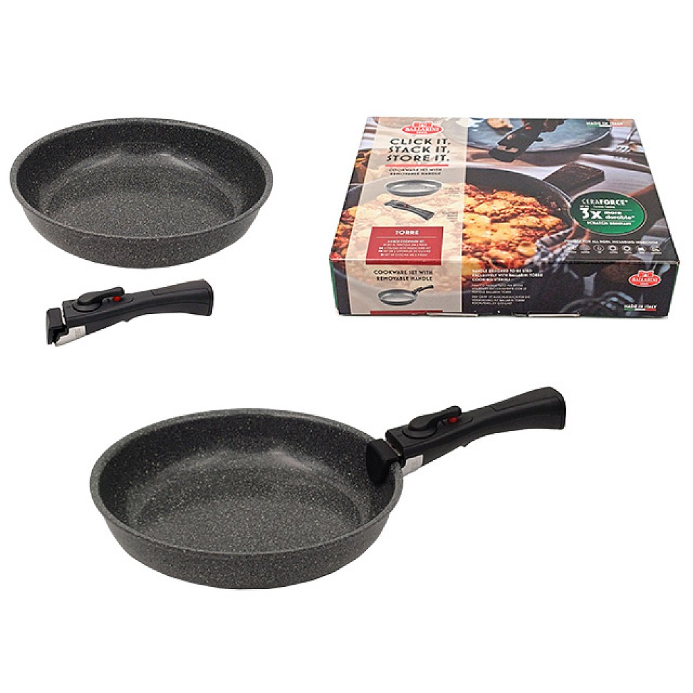 Tigaie Ballarini Torre 24cm cu maner detasabil, inductie