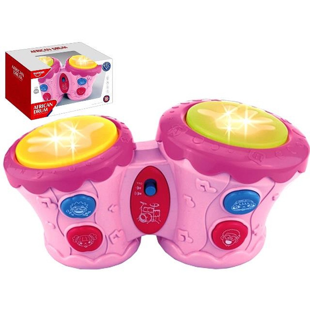 Jucarie pentru bebelusi Tambur african