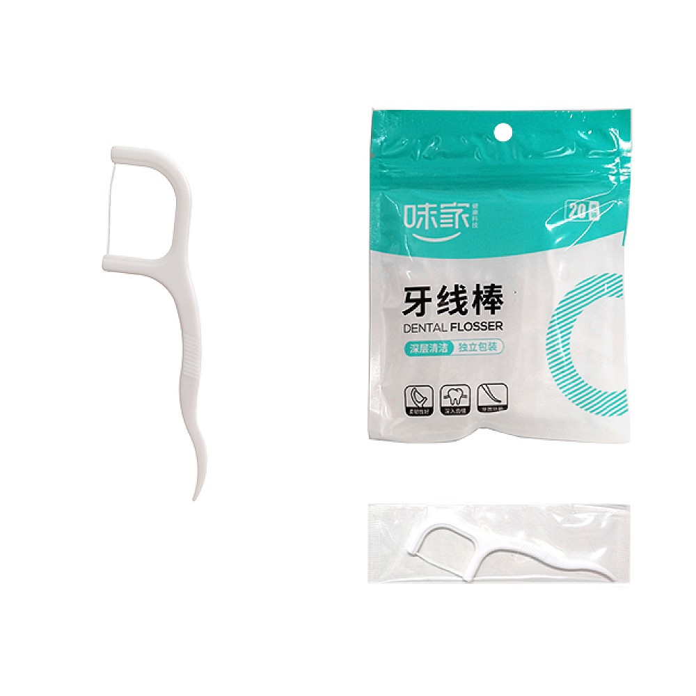 Scobitori cu fir de plastic 20 buc