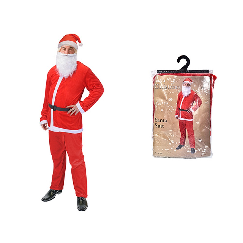 Costum de Mos Craciun, 5 bucati