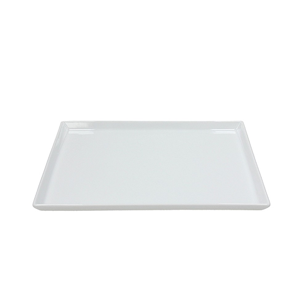 Platou din portelan 29X23cm Gourmet, alb