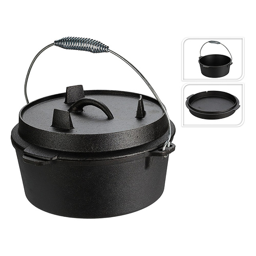Ceaun din fonta D25cm, H15cm