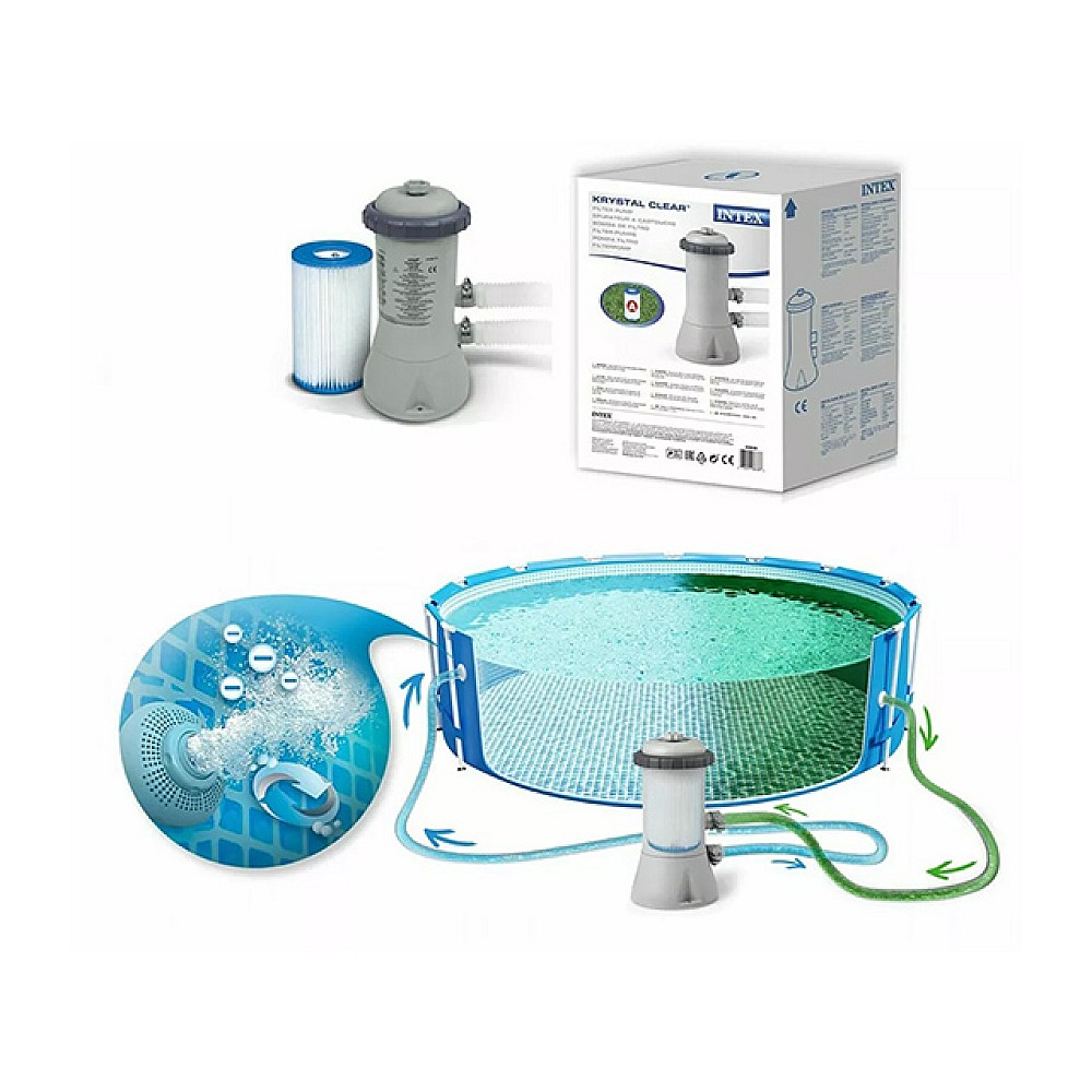 Pompă cu filtru – cartuș „Krystal Clear C530”, capacitate 2006 L/h