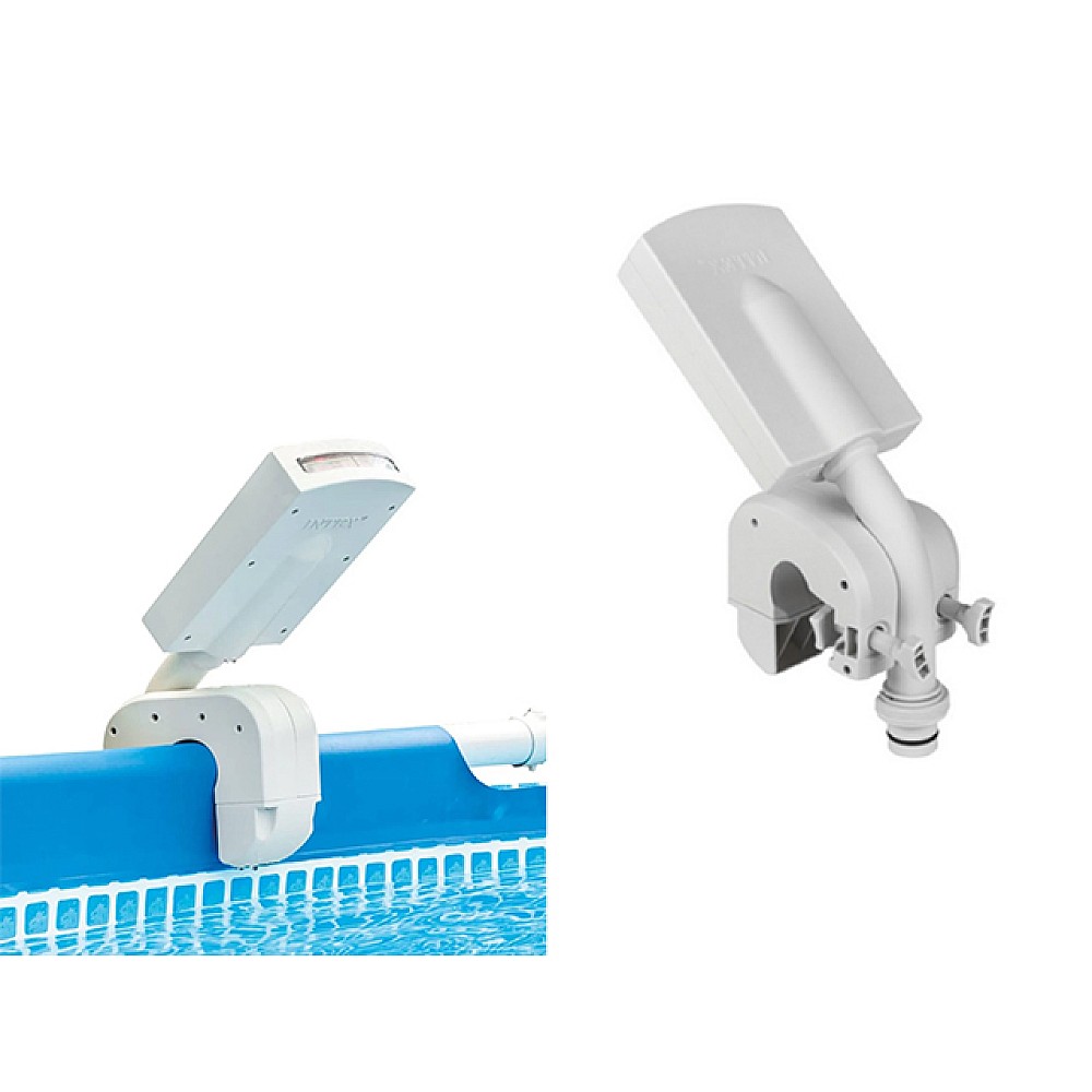 Pulverizator cu iluminare LED pentru piscină cu cadru metalic