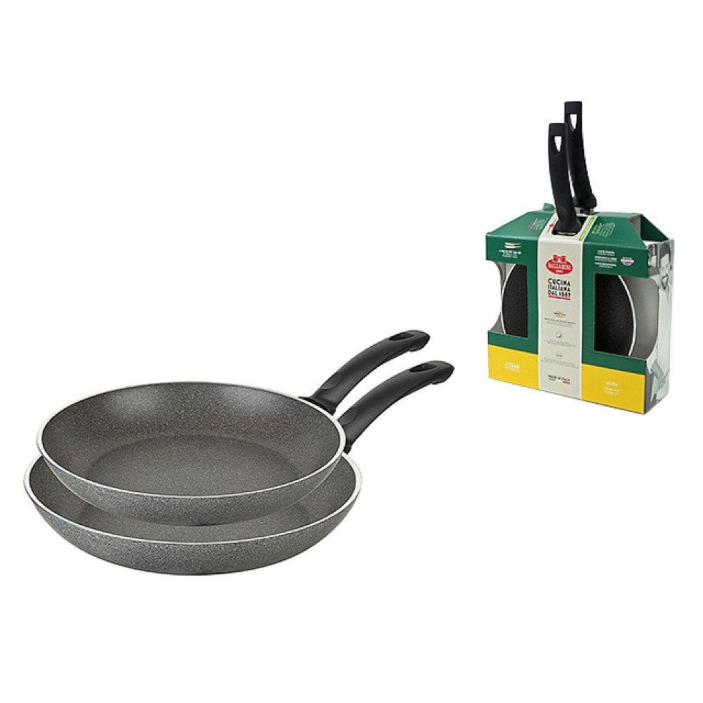 Set tigai 2buc Ballarini Aosta Granitium D24cm, D28cm
