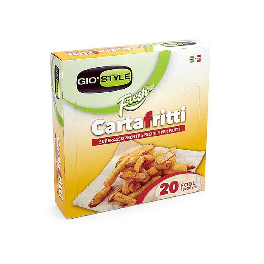 Hartie absorbanta grasimi, 20 foi, Gio'Style
