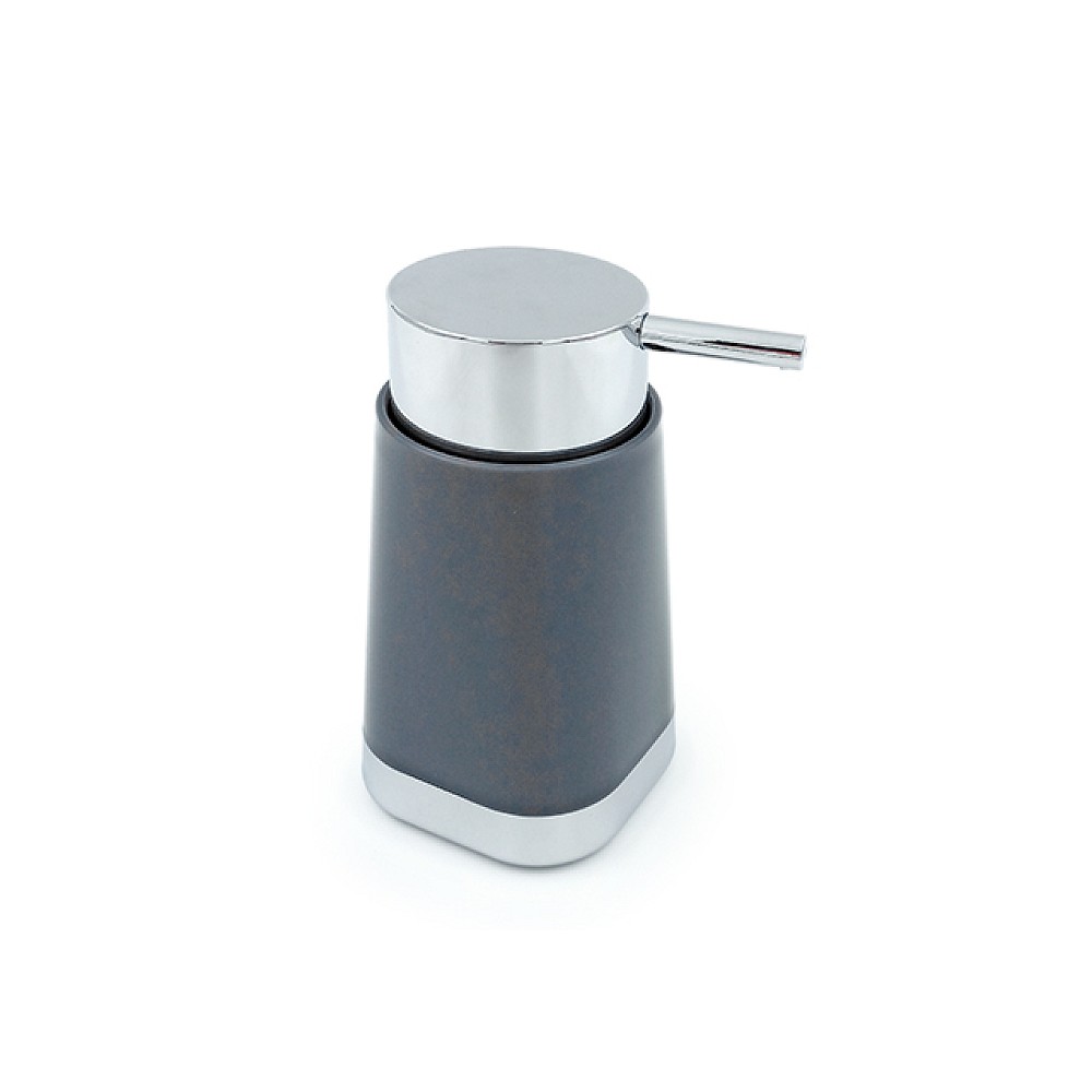 Dozator pentru săpun Tendance 130ml, bază cromată, gri, din gresie-ceramică