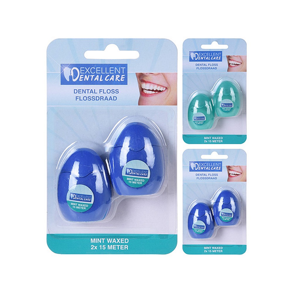 Set ate dentare Excellent Care 2X15m