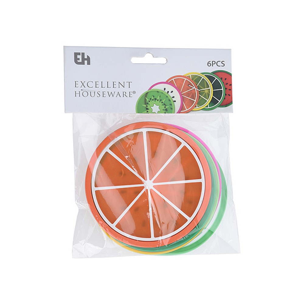 Set suport pentru cani din plastic EH 6buc, D9cm, 