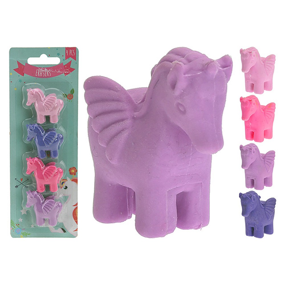 Set radiere 4buc Unicorn