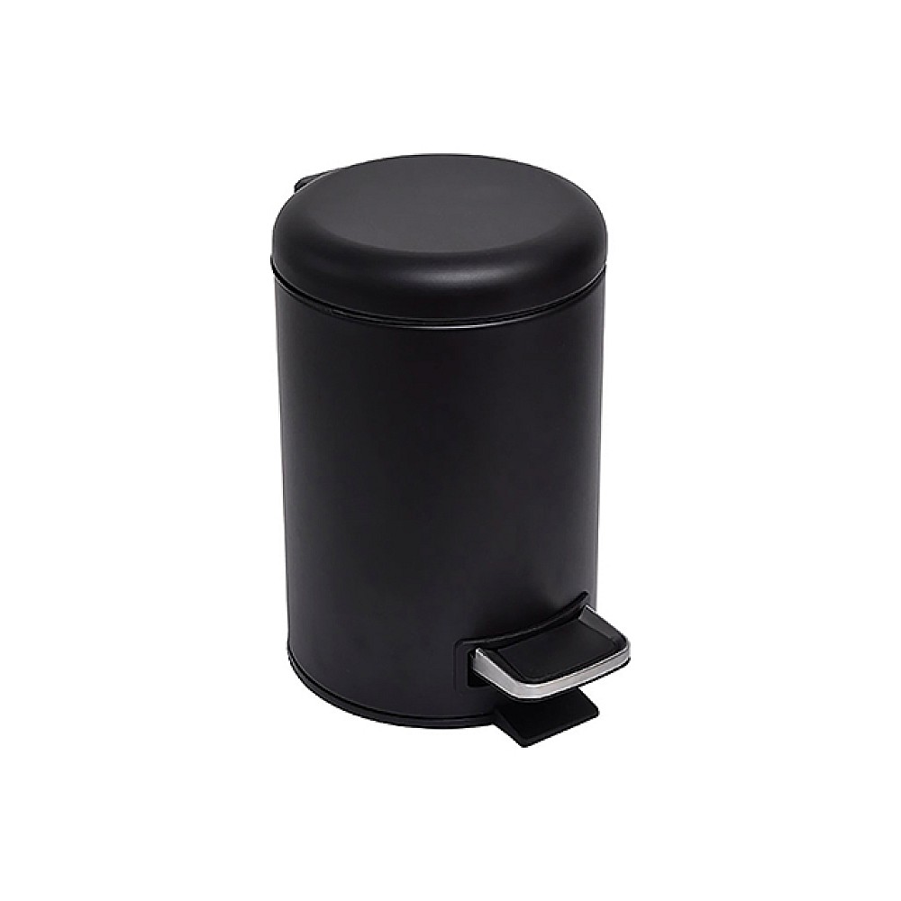 Cos pentru gunoi cu pedala Tendance 3l 23X25.5cm, metal, negru, soft close