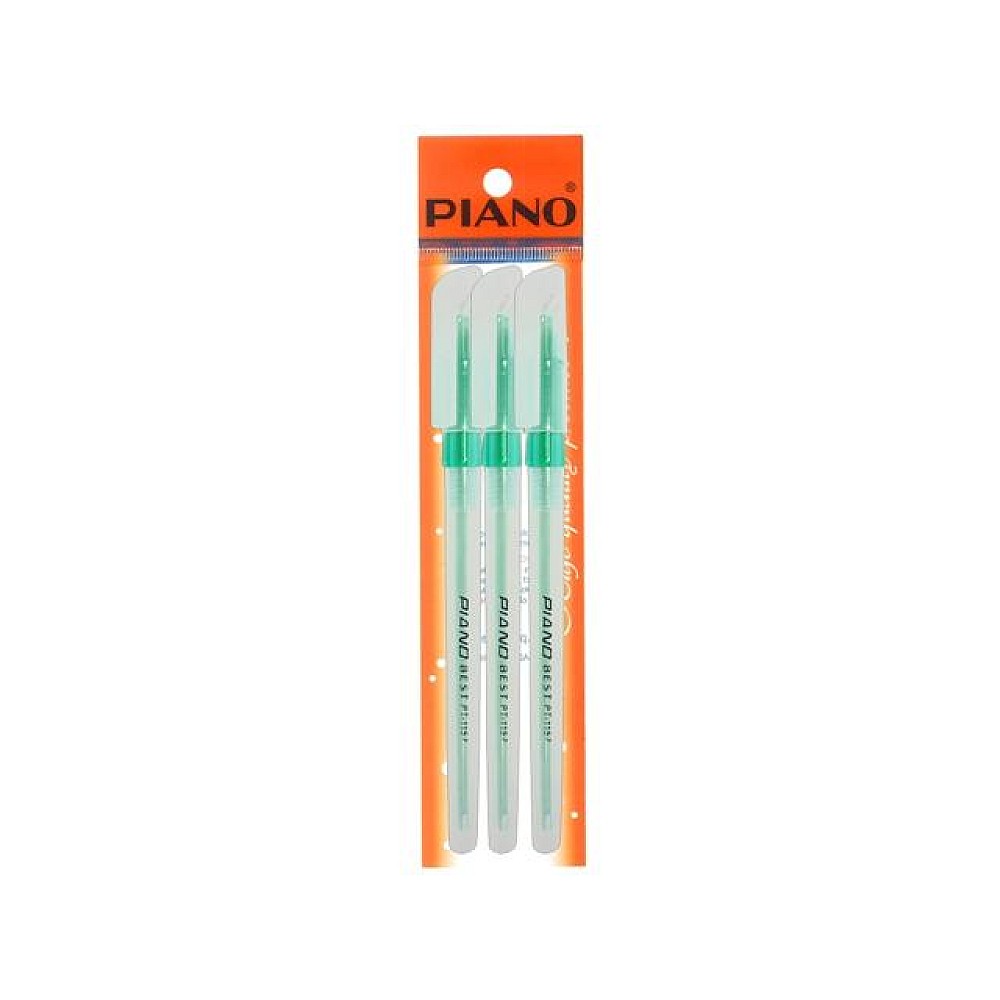 Set pixuri PT-1157 oil ink 0.7mm 3buc, verzi