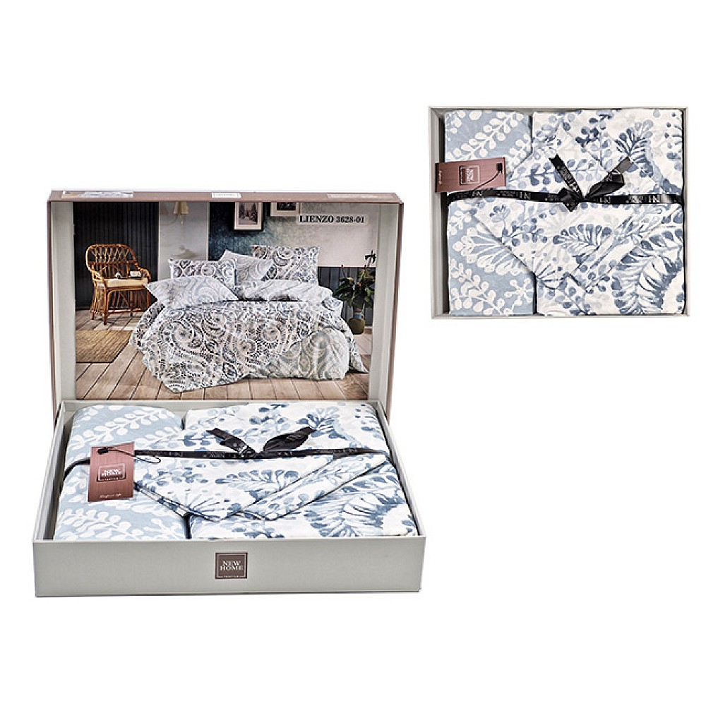 Lenjerie de pat 2pers NH Ranforce Lienzo 3628-01, policoton